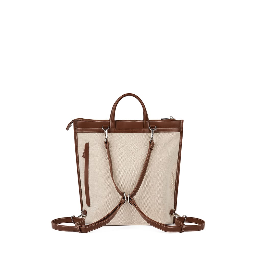 The Maelle – Hazelnut Canvas Backpack