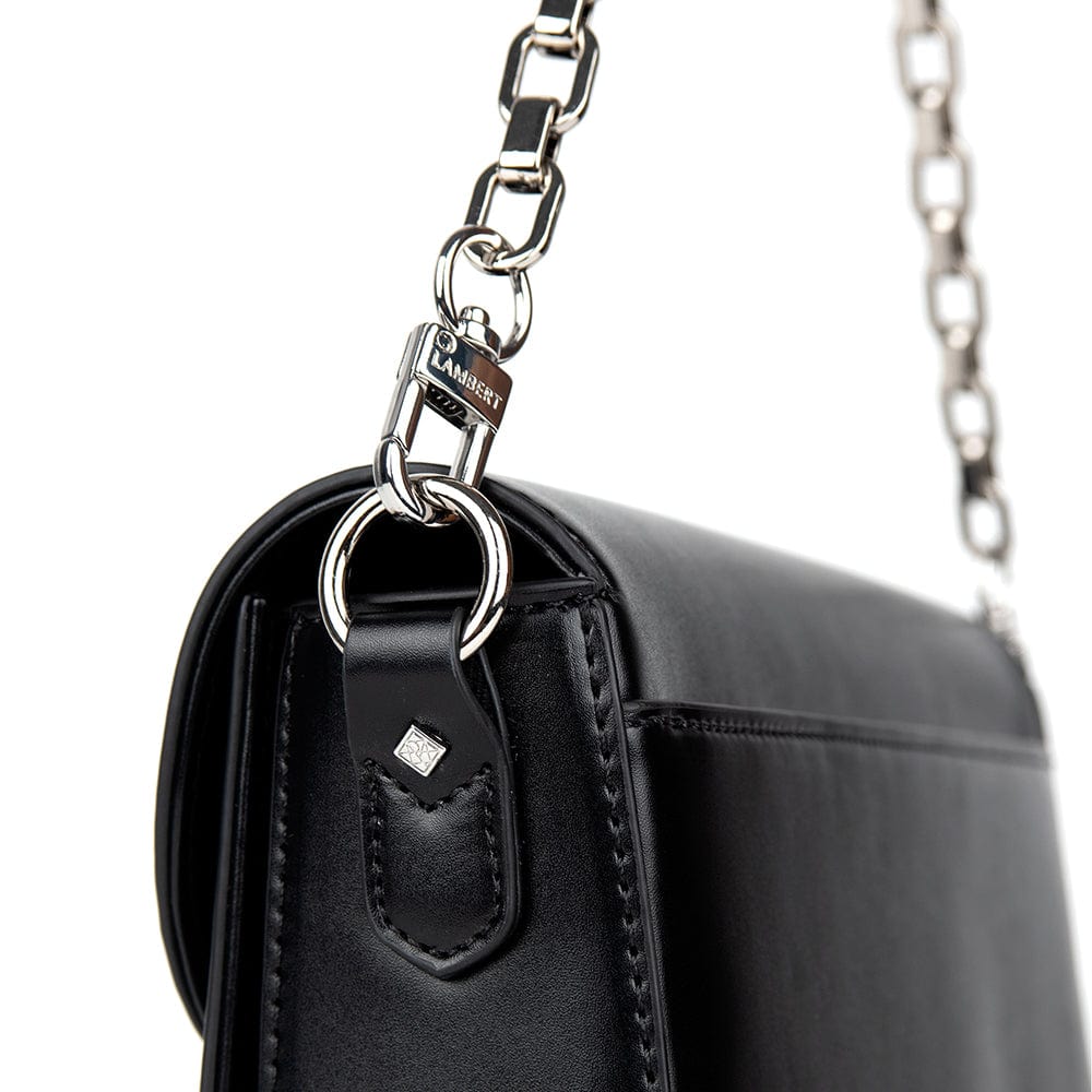The Maeve - Black Vegan Leather 2-in-1 Handbag