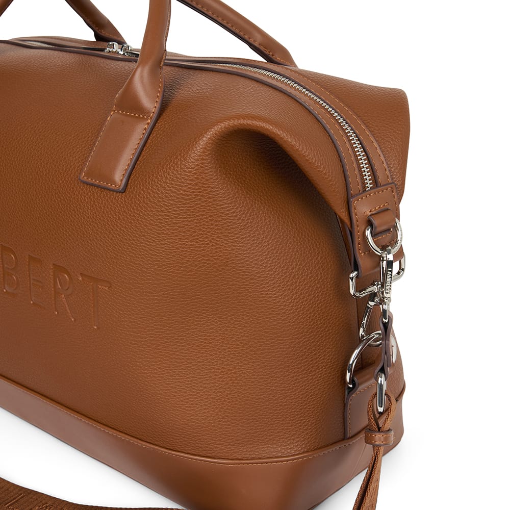 Le Mae - Petit sac de voyage en cuir vegan affogato