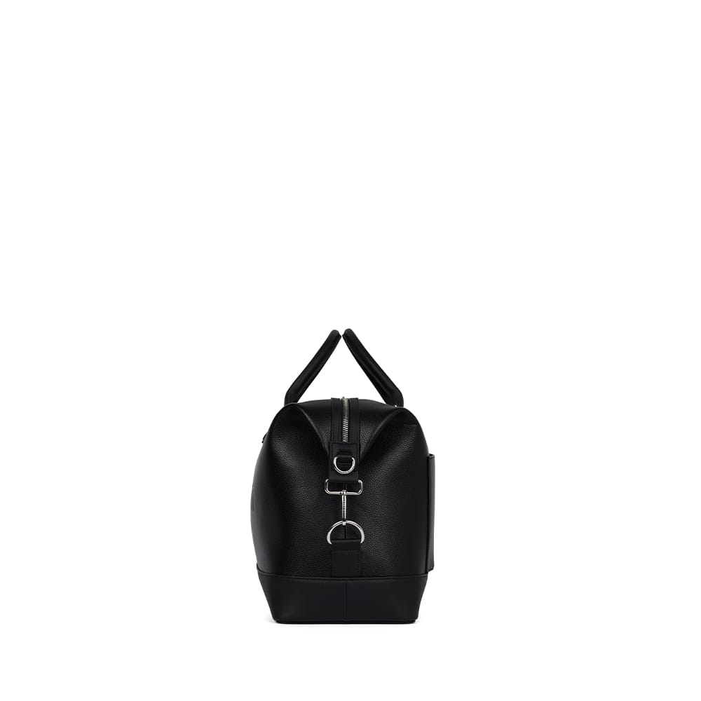 Le Mae - Petit sac de voyage en cuir vegan noir