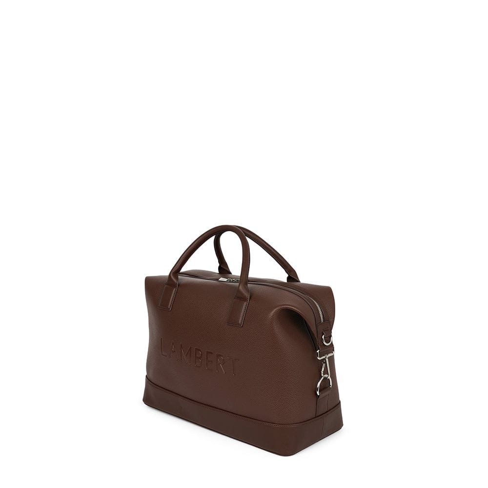 The Mae – Small Vegan Leather Travel Bag in Chocolate