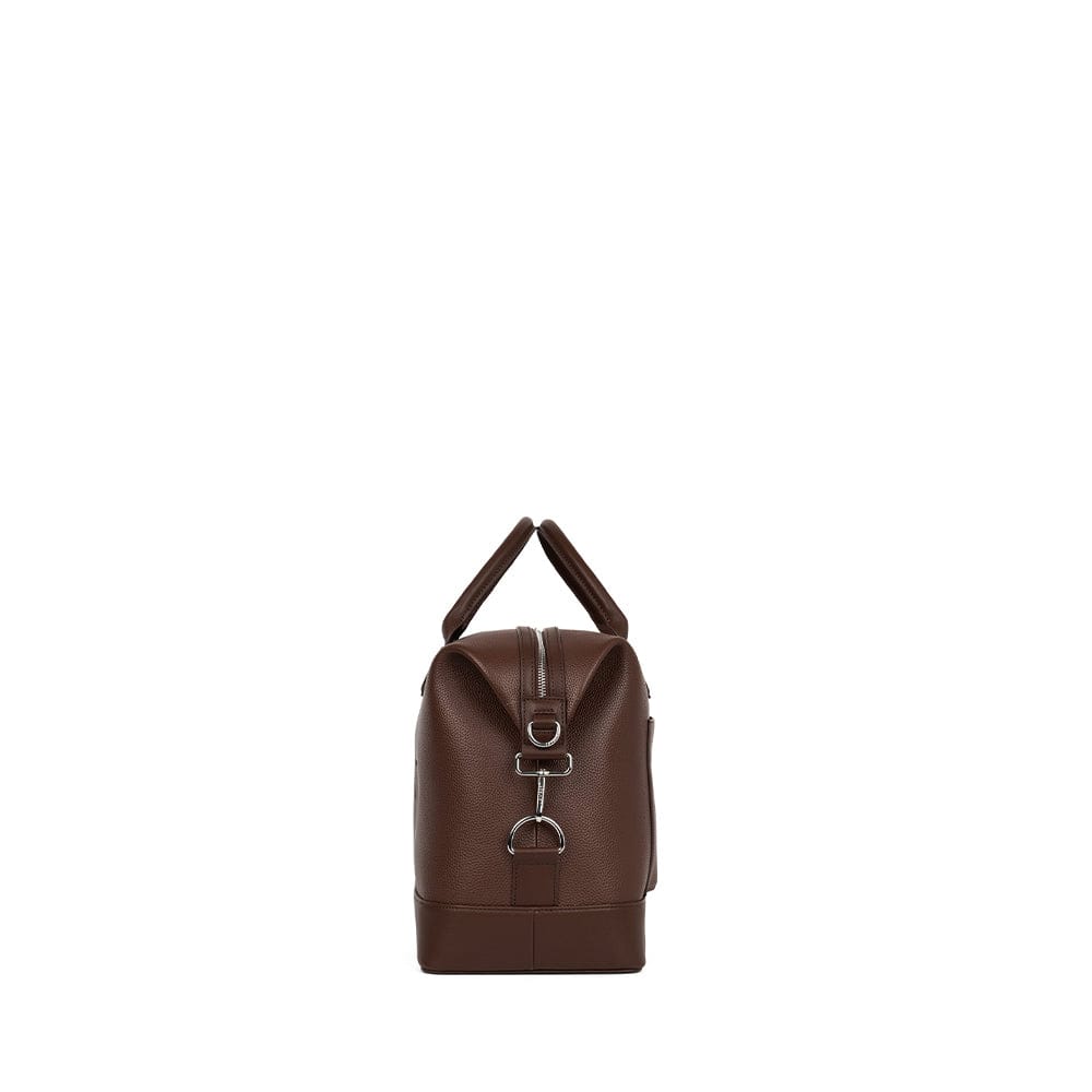 The Mae – Small Vegan Leather Travel Bag in Chocolate