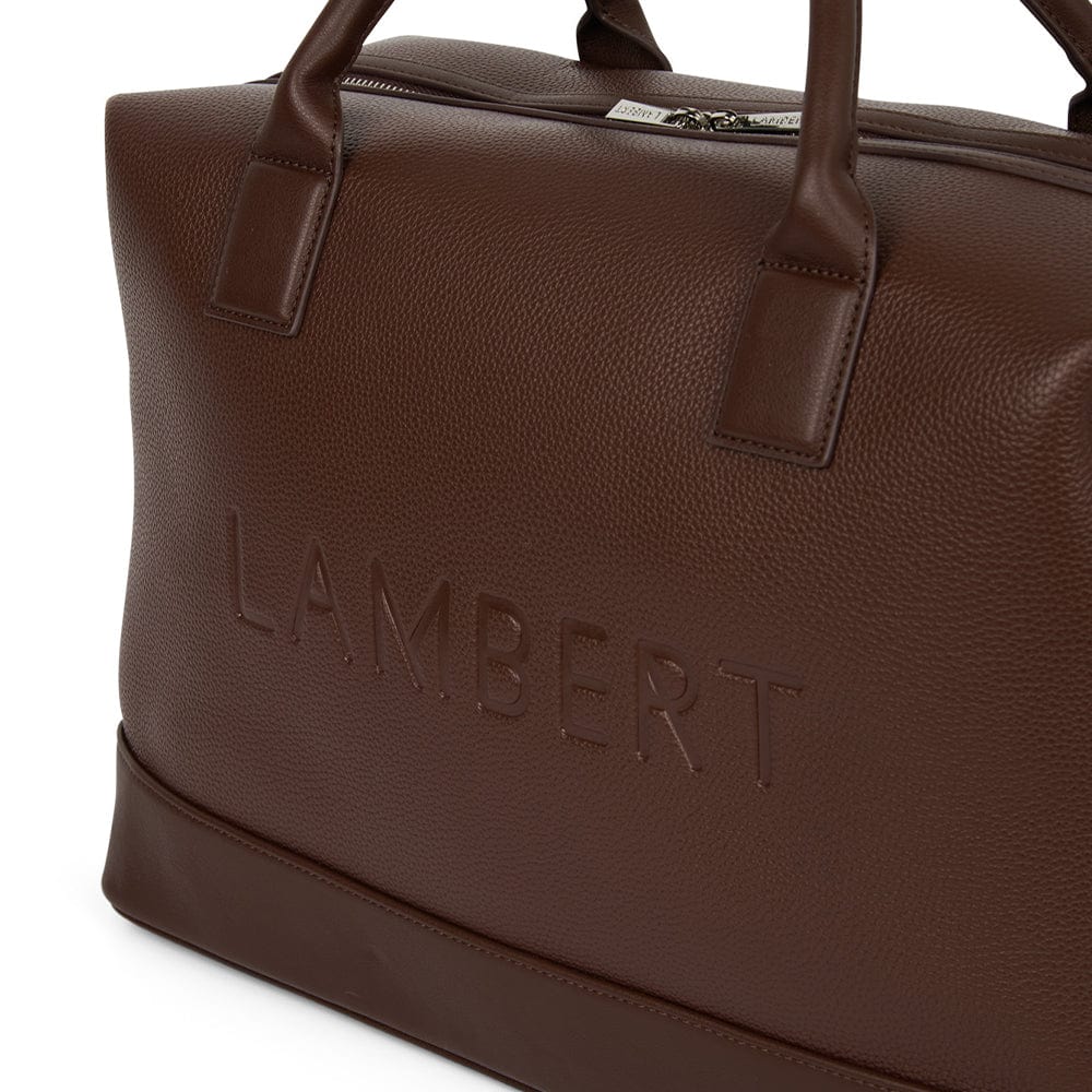 The Mae – Small Vegan Leather Travel Bag in Chocolate