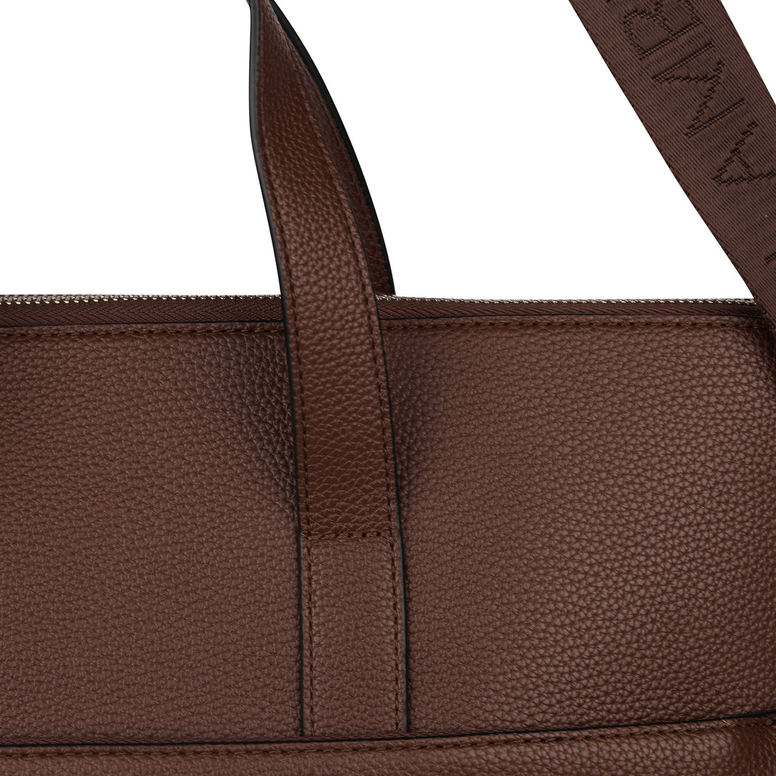 Le Malorie - Mallette 2-en-1 en cuir vegan chocolate
