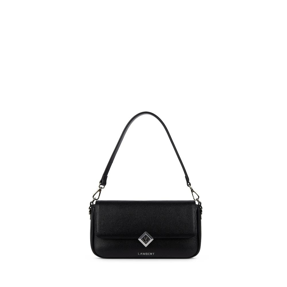 The Mathilda - 2-in-1 Black Vegan Leather Handbag