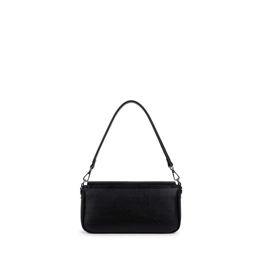The Mathilda - 2-in-1 Black Vegan Leather Handbag
