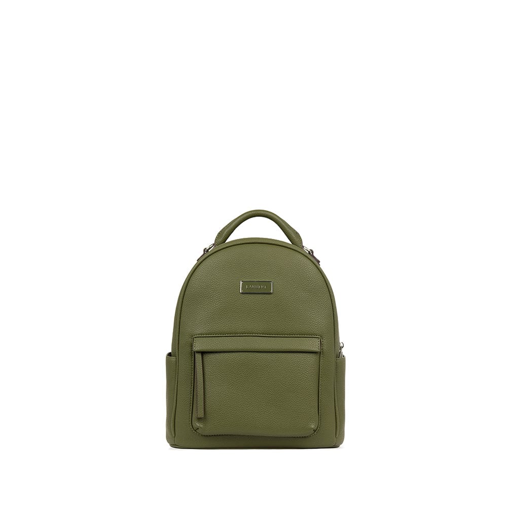 The Maude - Olive Vegan Leather 3-In-1 Backpack