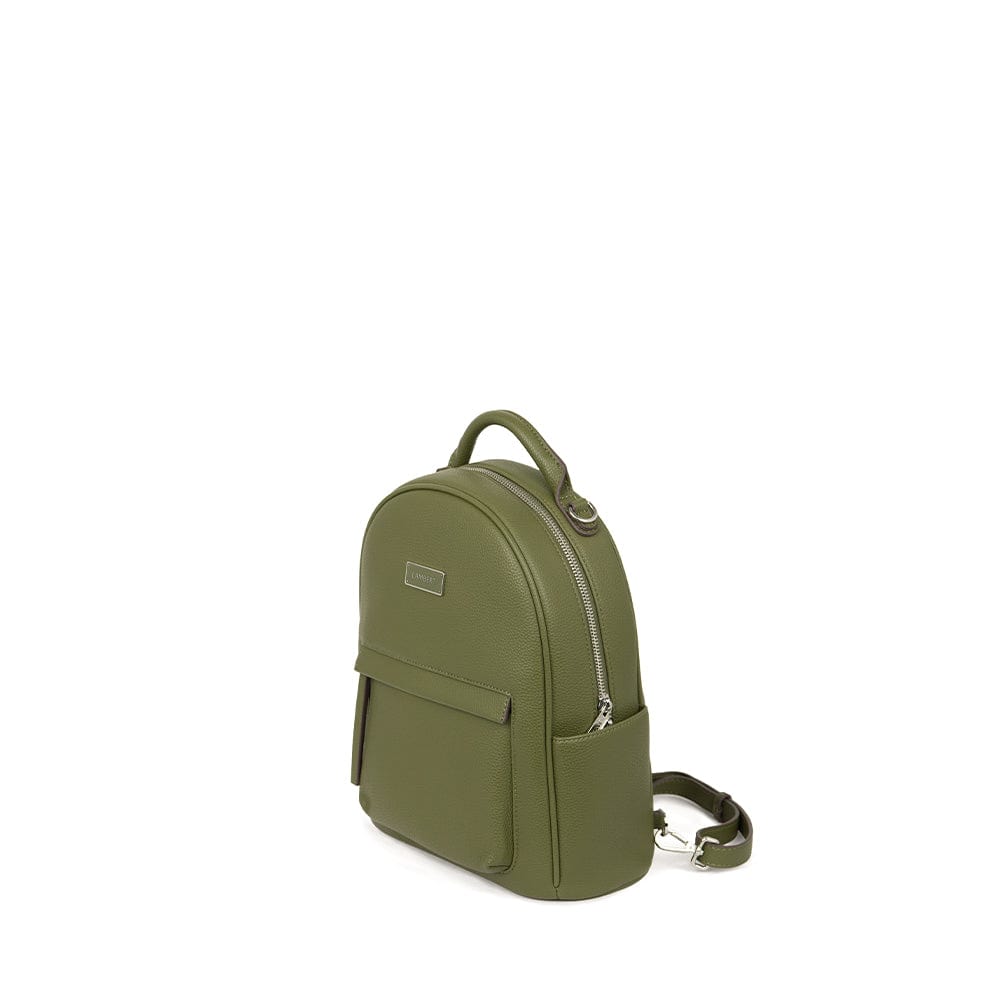 The Maude - Olive Vegan Leather 3-In-1 Backpack