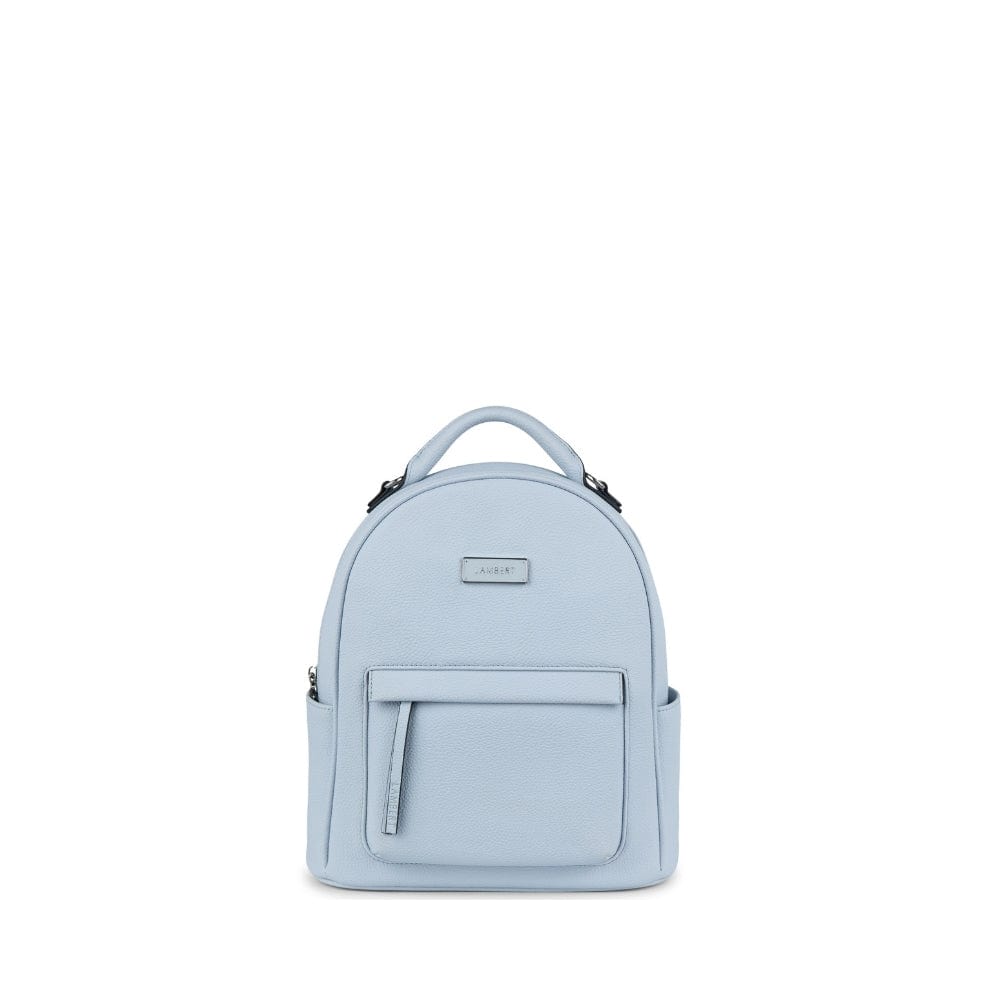 The Maude - Azure Vegan Leather Backpack