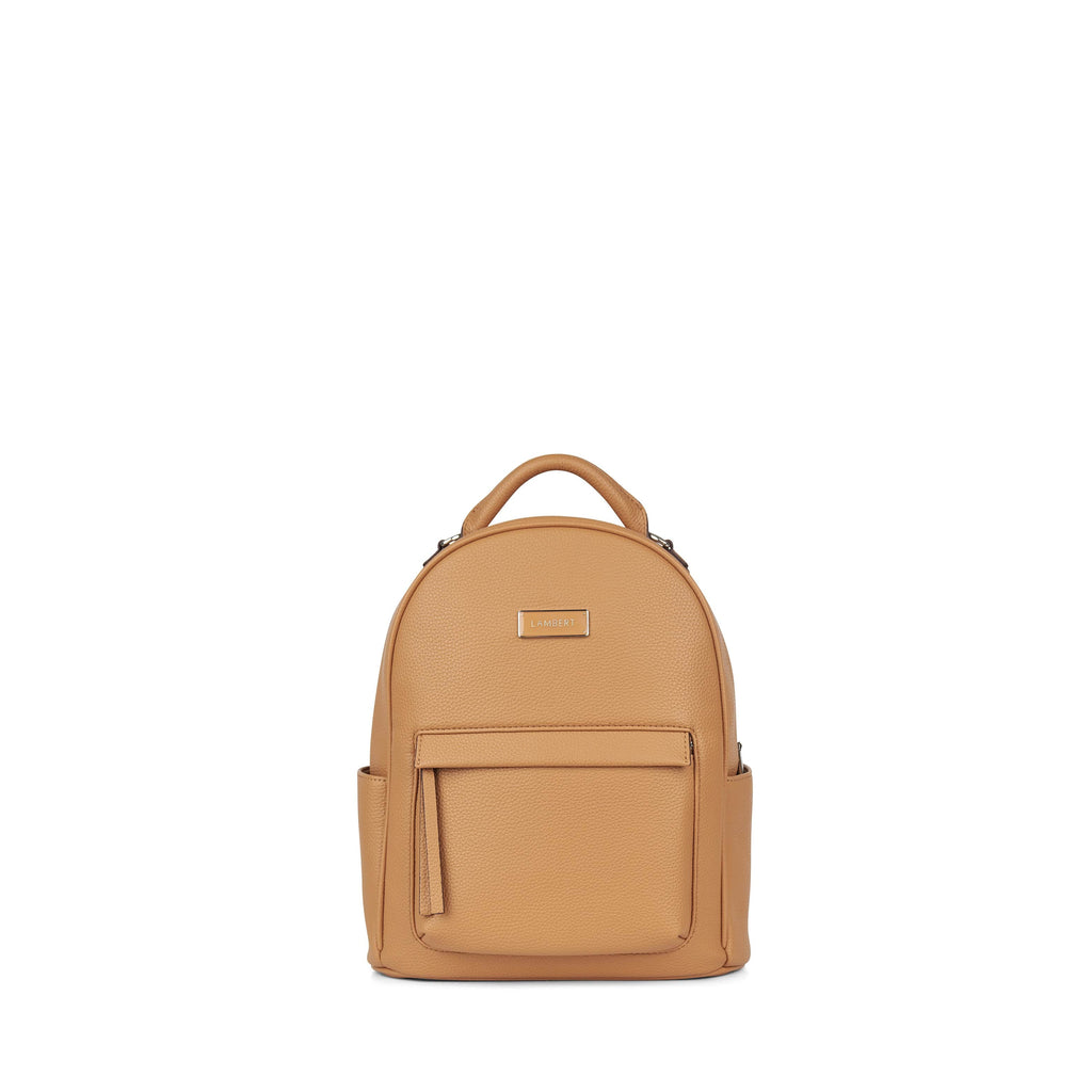 Le Maude Sac à dos 3-en-1 en cuir vegan camel – Lambert