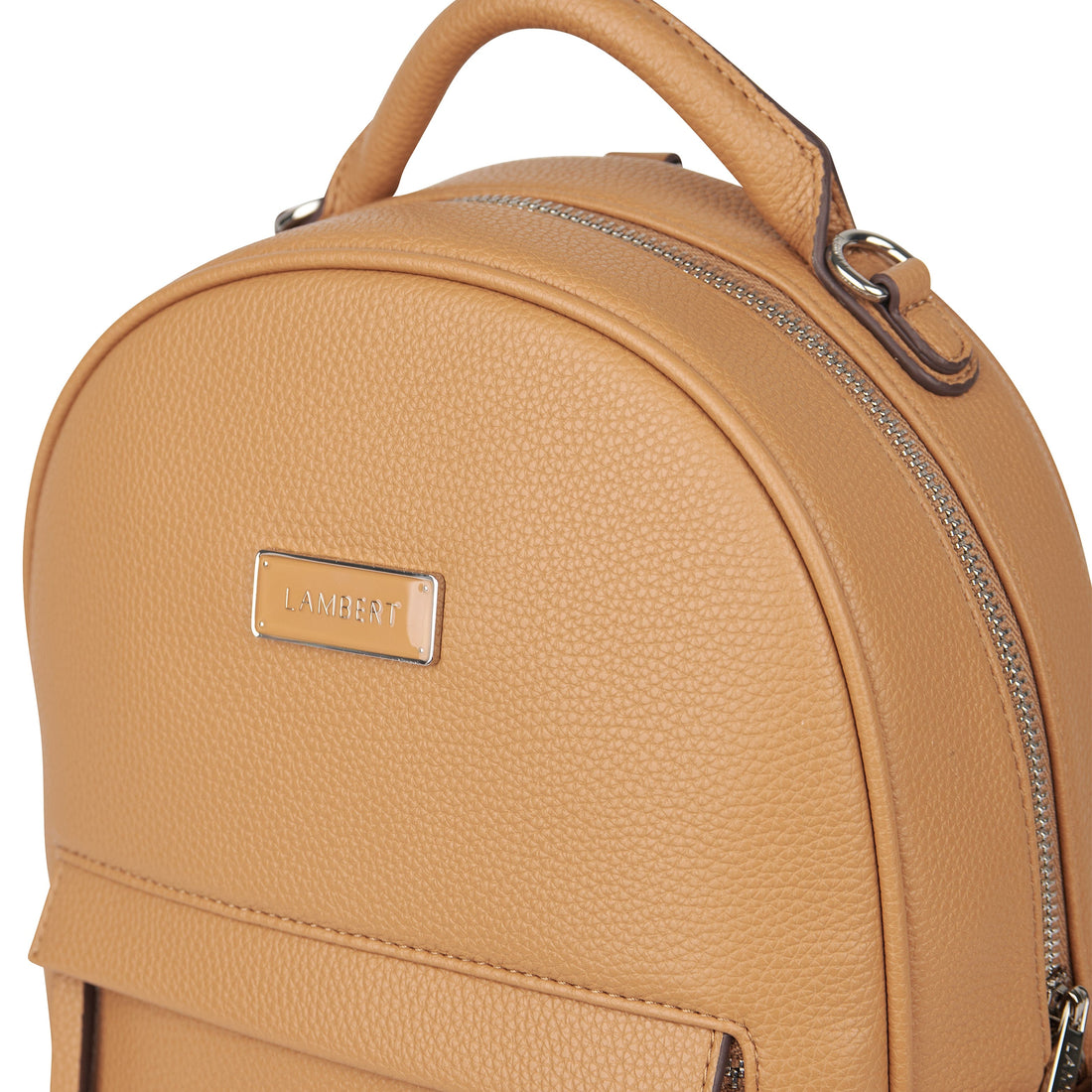 Le Maude - Sac à dos 3-en-1 en cuir vegan camel