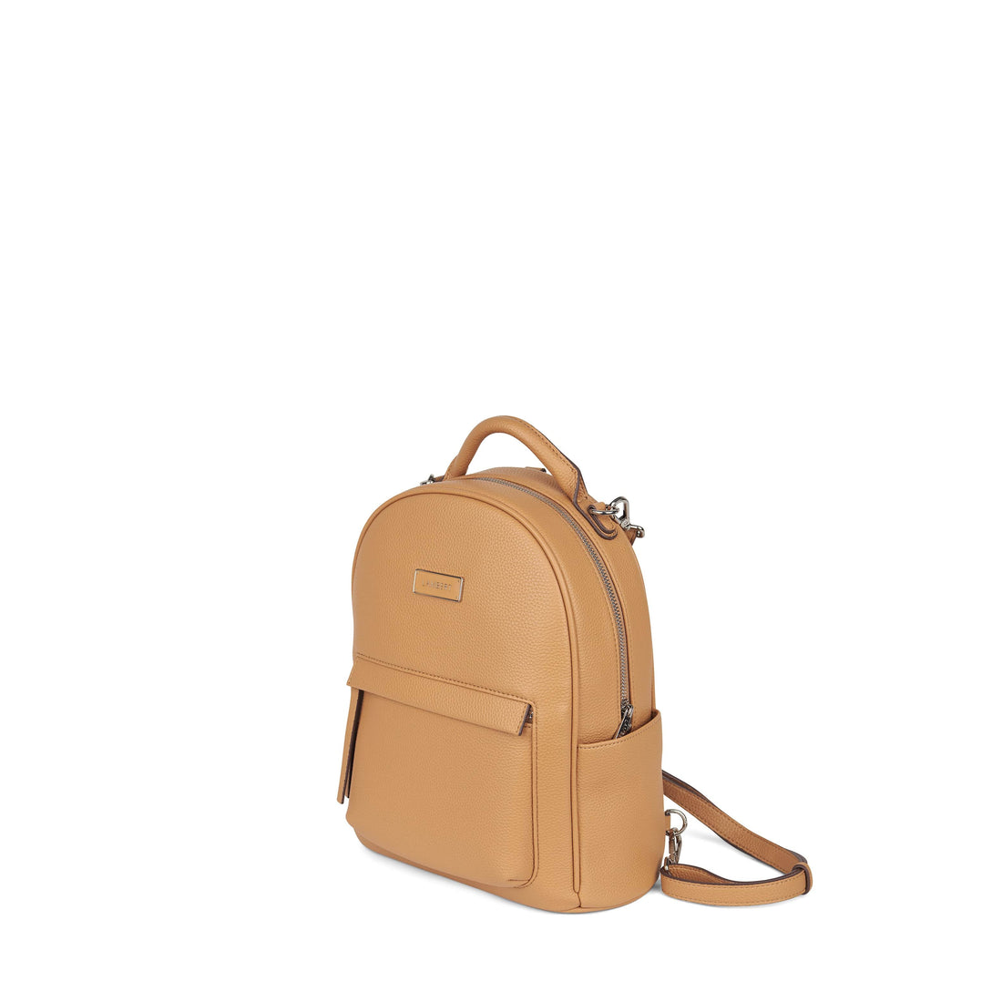 Le Maude - Sac à dos 3-en-1 en cuir vegan camel