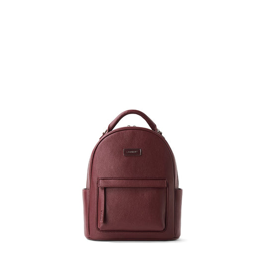 The Maude - 3 in 1 Cassis Vegan Leather Backpack