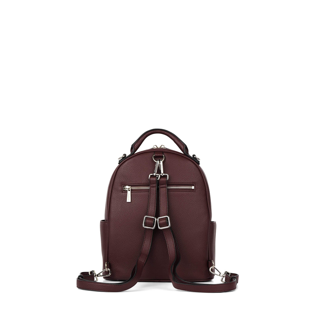 The Maude – 3-in-1 Vegan Leather Backpack in Mahogany