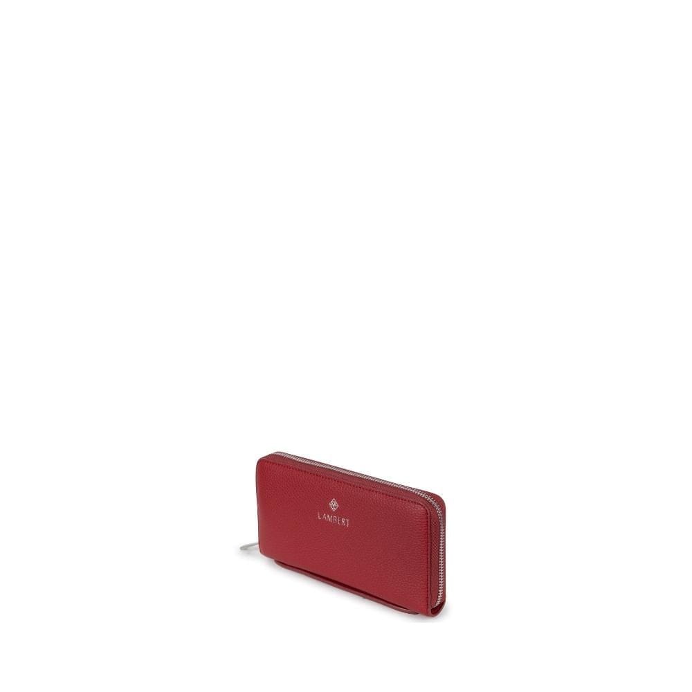 Le Meli - Portefeuille en cuir vegan rouge