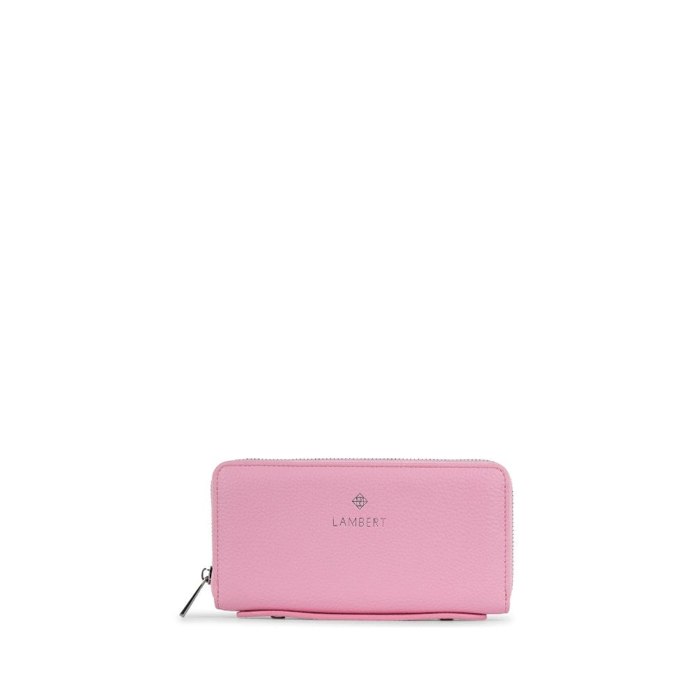 Le Meli - Portefeuille en cuir vegan whisper pink