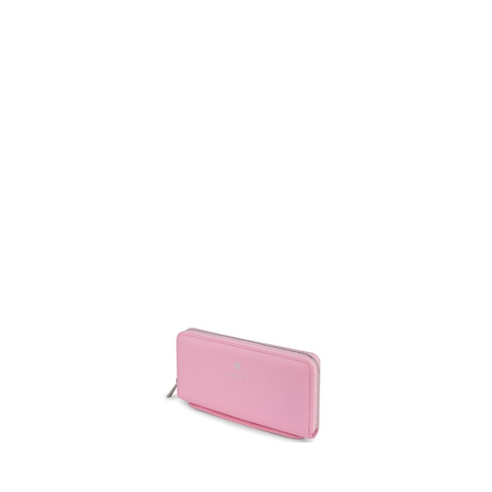 Le Meli - Portefeuille en cuir vegan whisper pink