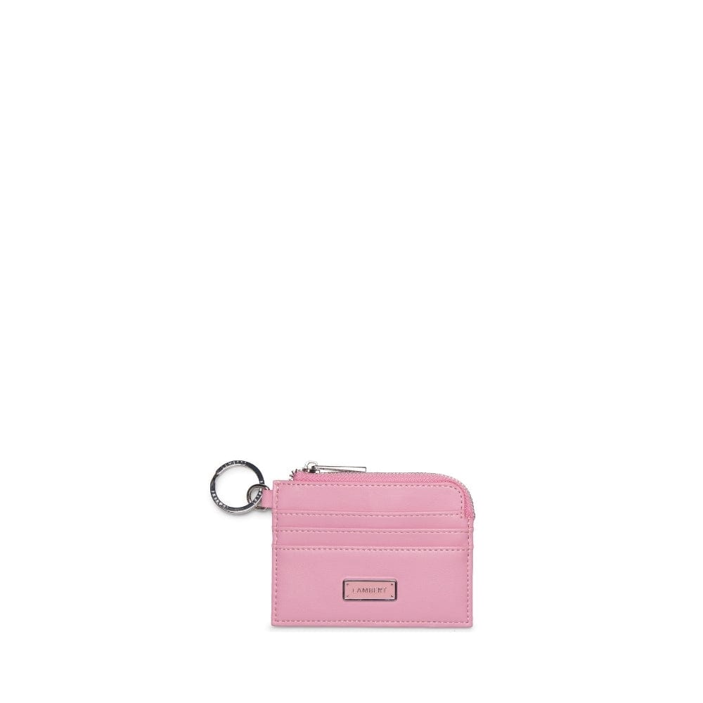 Ensemble - Portefeuille sur chaîne + porte-cartes whisper pink