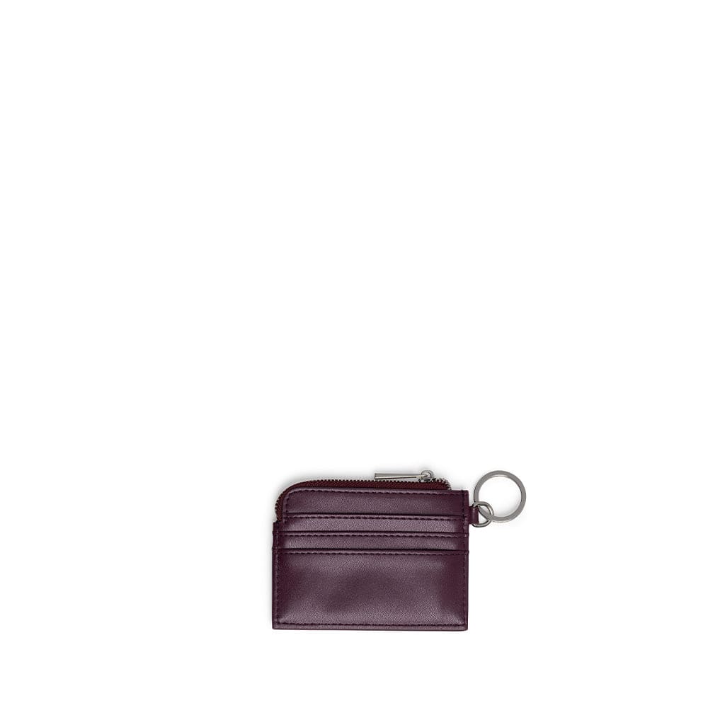 Le Melody - Porte-cartes en cuir vegan cabernet