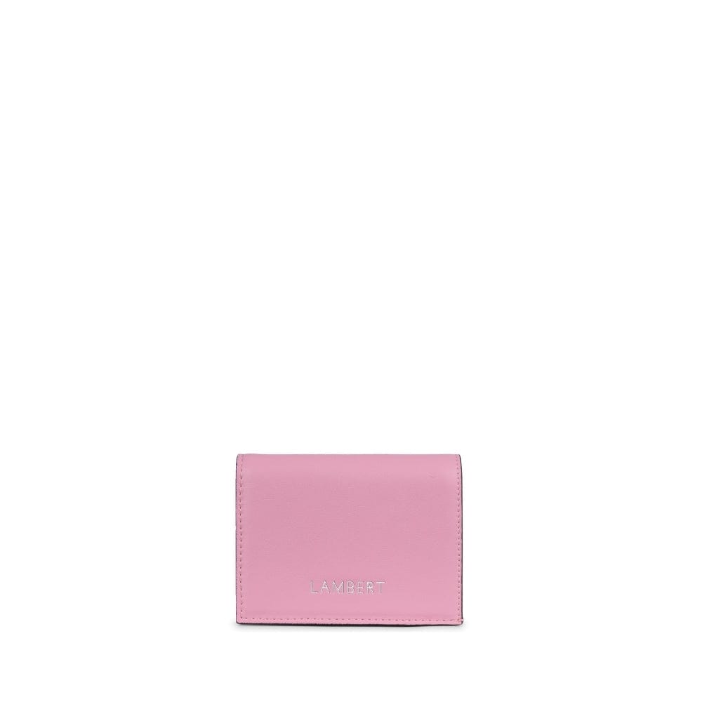 The Meredith - Whisper Pink Vegan Leather Wallet on a Chain