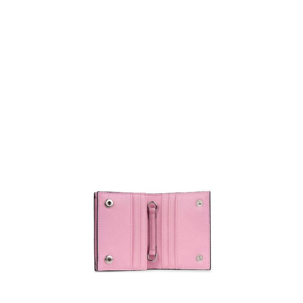 The Meredith - Whisper Pink Vegan Leather Wallet on a Chain