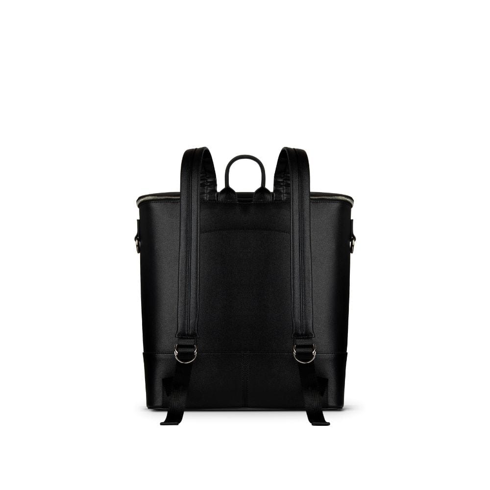 Le Mia - Sac à couches en cuir vegan noir