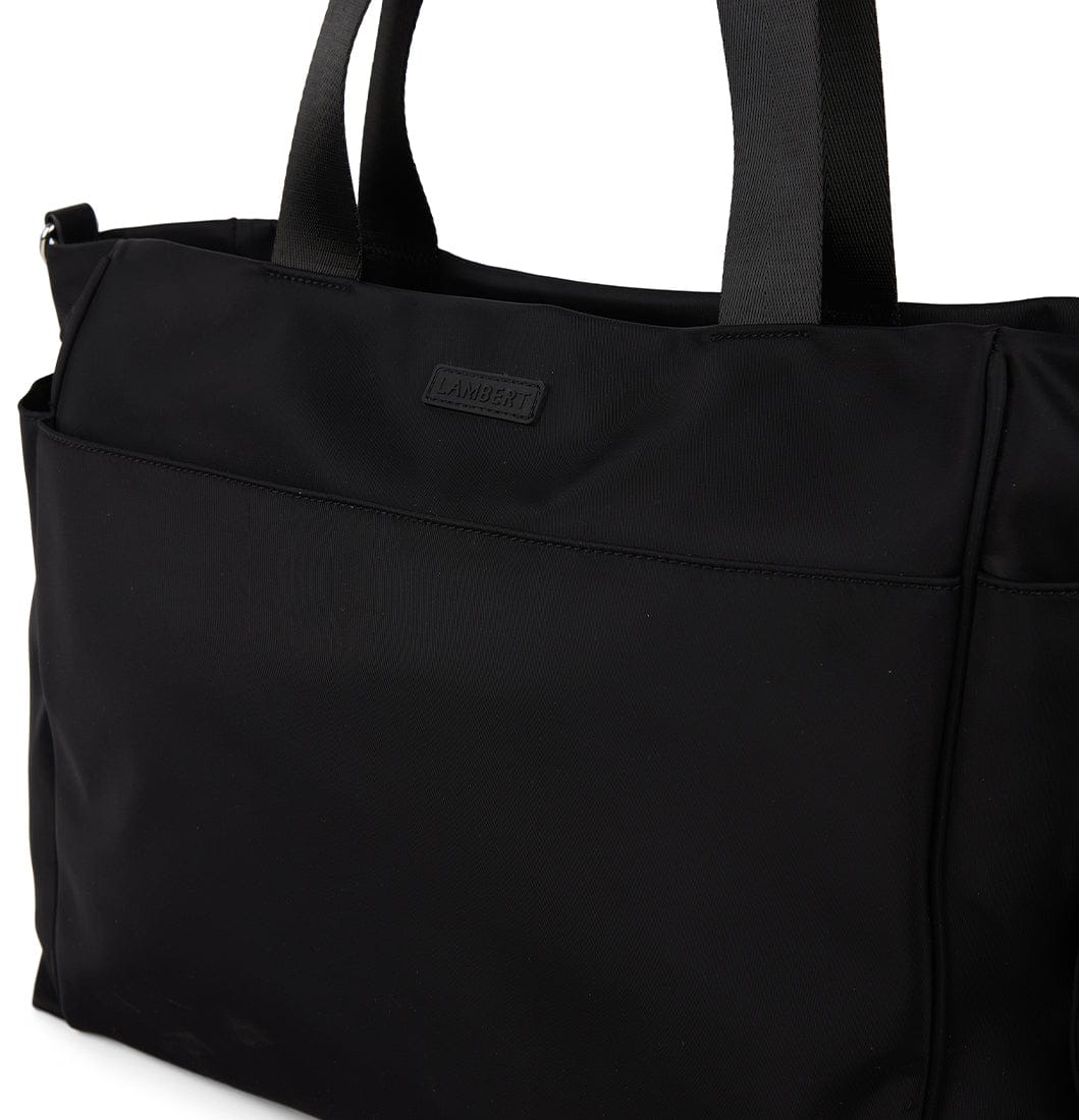 The Milani – Black Maternity Tote Bag in Nylon