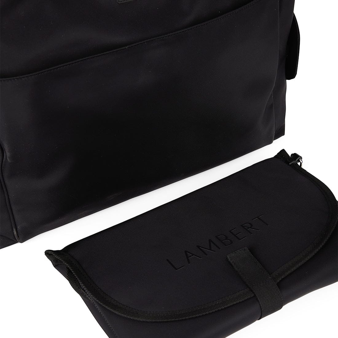 The Milani – Black Maternity Tote Bag in Nylon