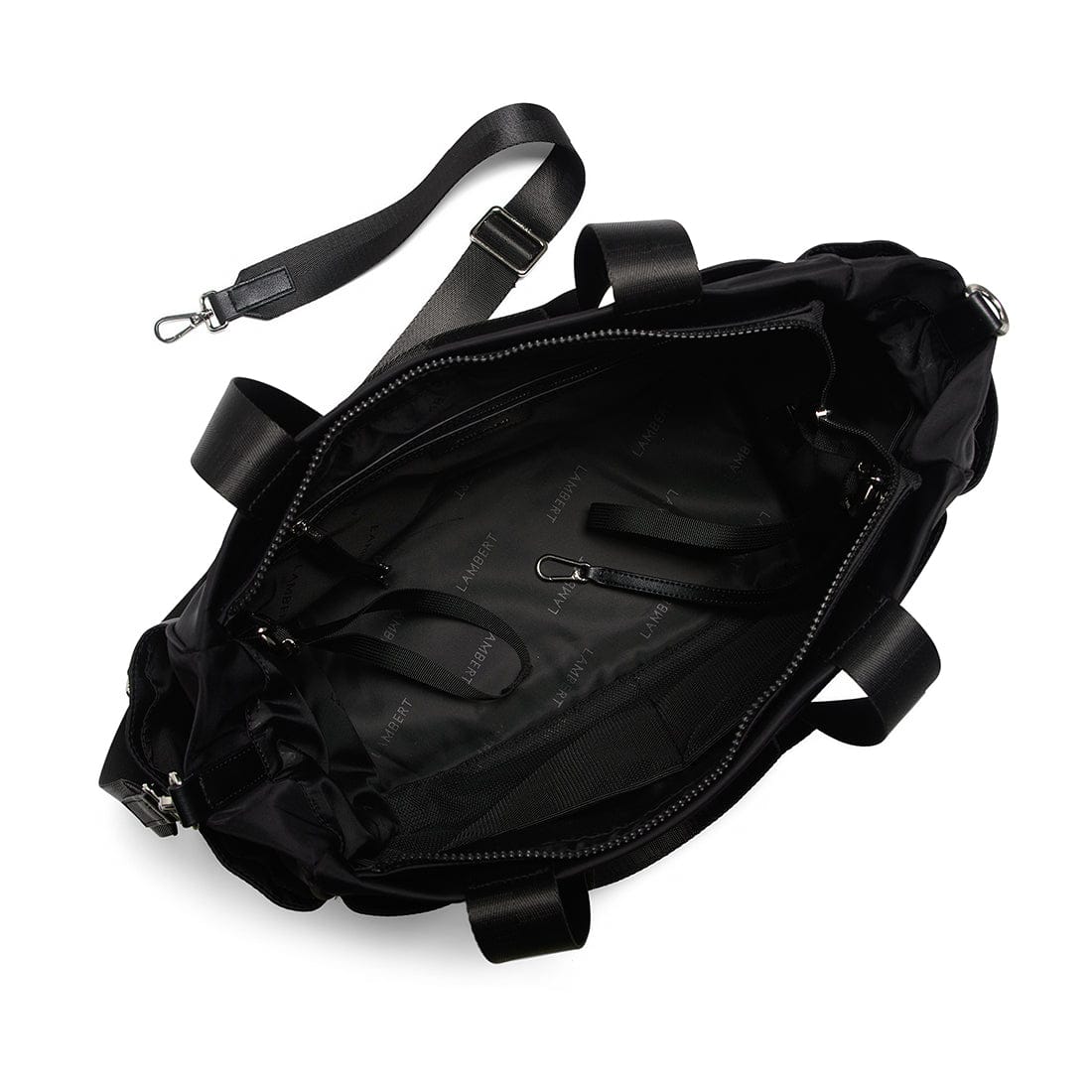 The Milani – Black Maternity Tote Bag in Nylon