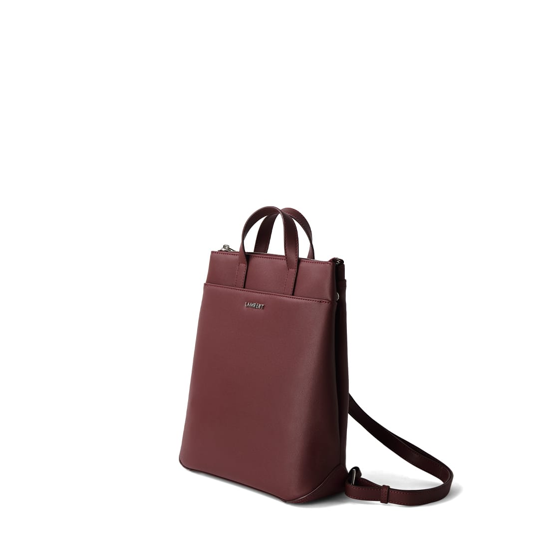 Le Millie - Sac à dos en cuir vegan cassis