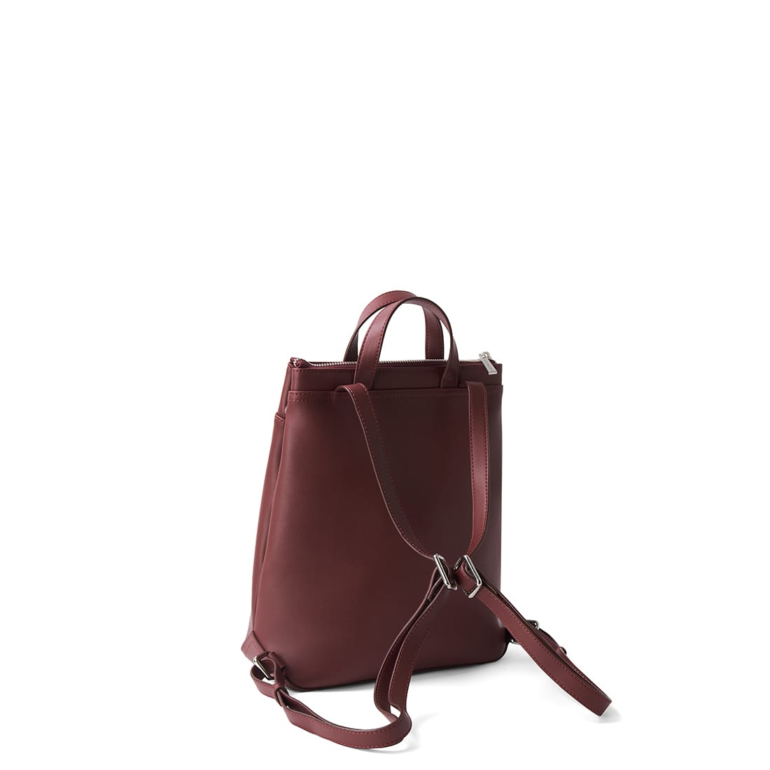 Le Millie - Sac à dos en cuir vegan cassis