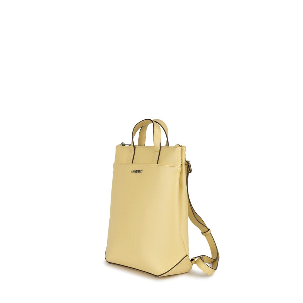 Le Millie - Sac à dos en cuir vegan honey
