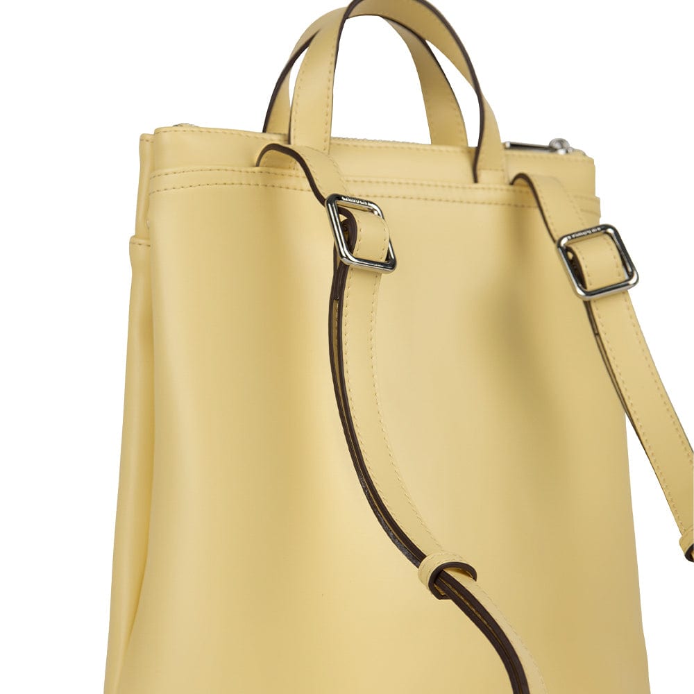 Le Millie - Sac à dos en cuir vegan honey