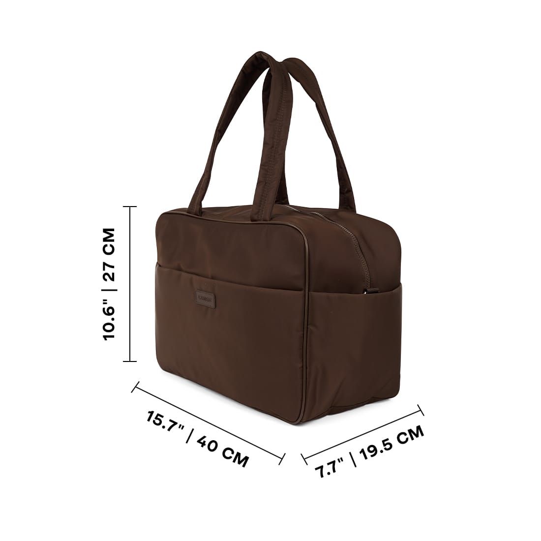 Le Marlow – Sac fourre-tout en nylon truebrown