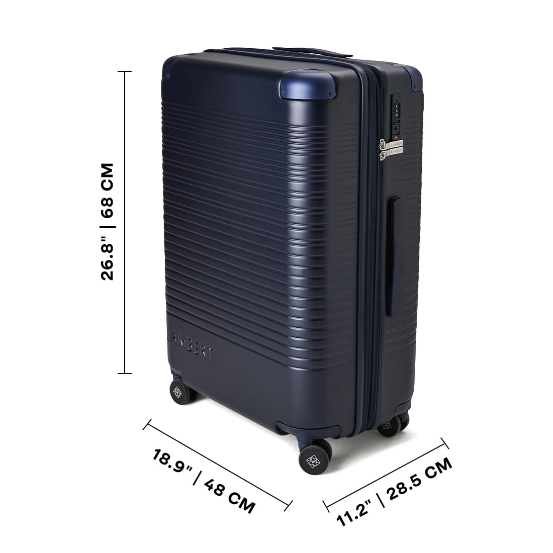La Milan - Valise d’enregistrement moyenne marine