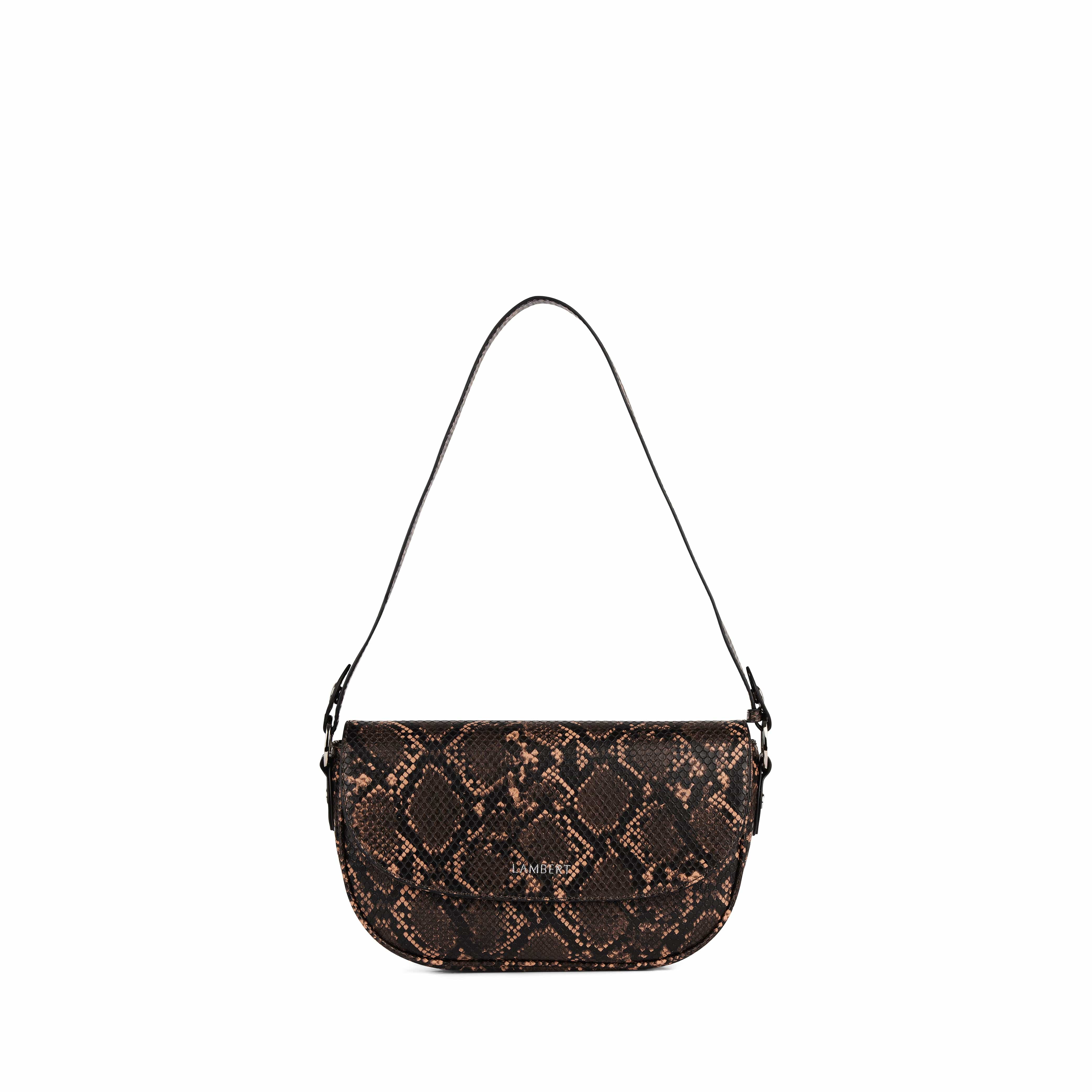 155　Nadia S The Nadia – 2-in-1 Sepia Vegan Leather Handbag – Lambert