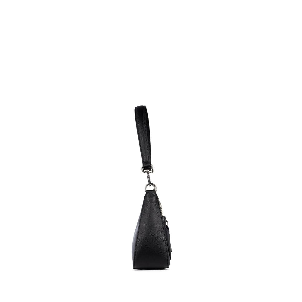 The Nicole - 2-in-1 Black Vegan Leather Handbag