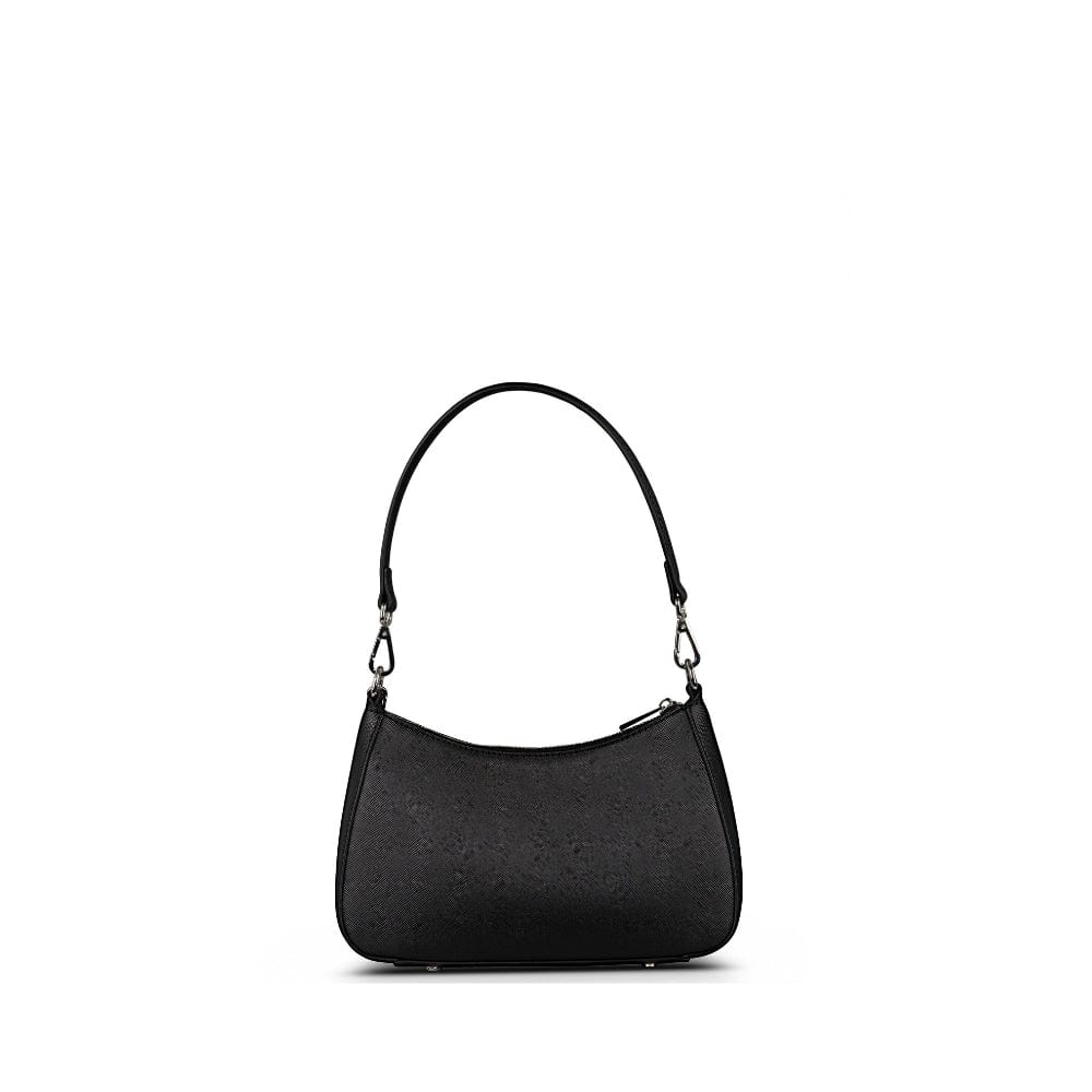 Le Nicole -  Sac à main 2-en-1 en cuir vegan noir