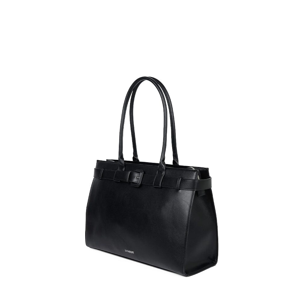 The Odelia – Vegan Leather Tote Bag in Black