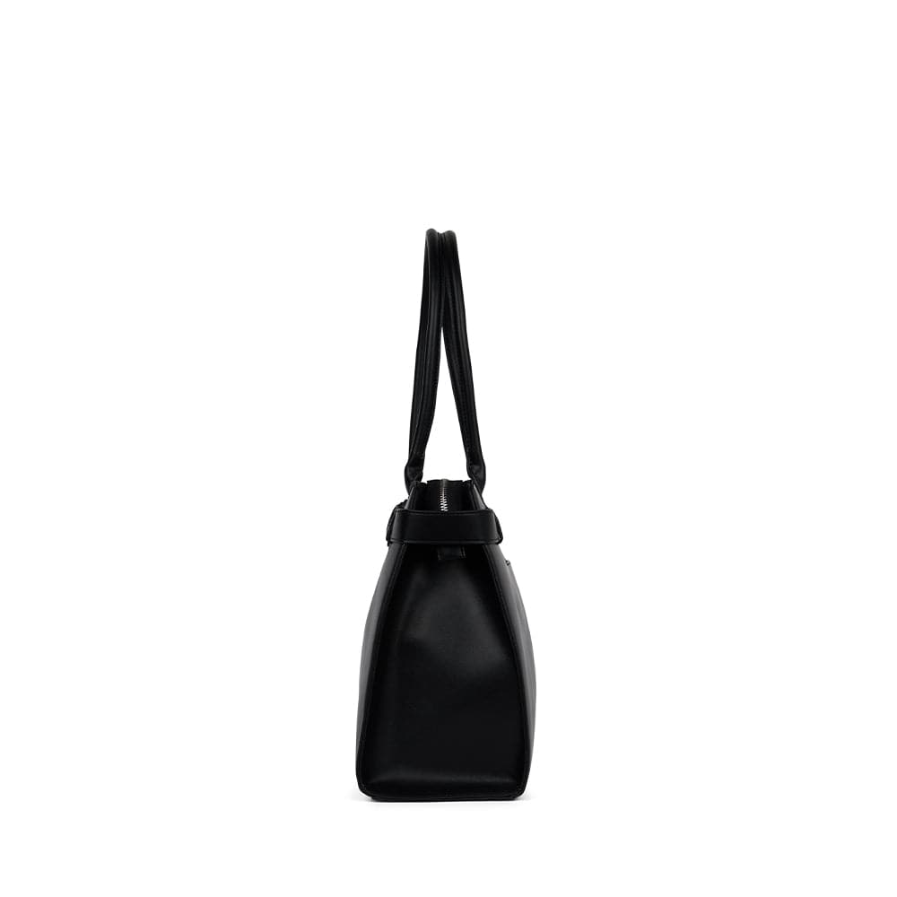 The Odelia – Vegan Leather Tote Bag in Black