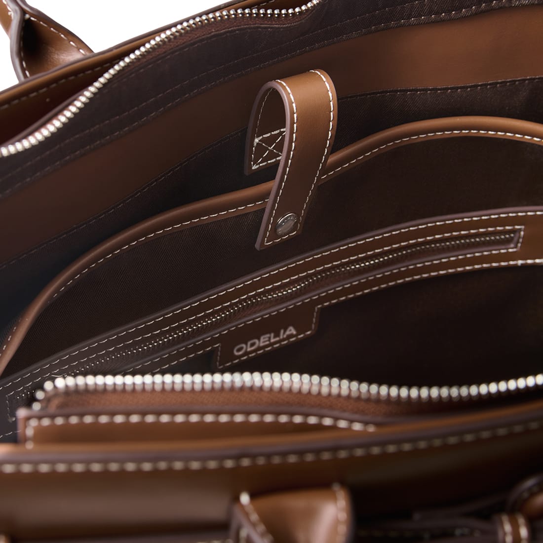The Odelia – Hazelnut Vegan Leather Tote Bag