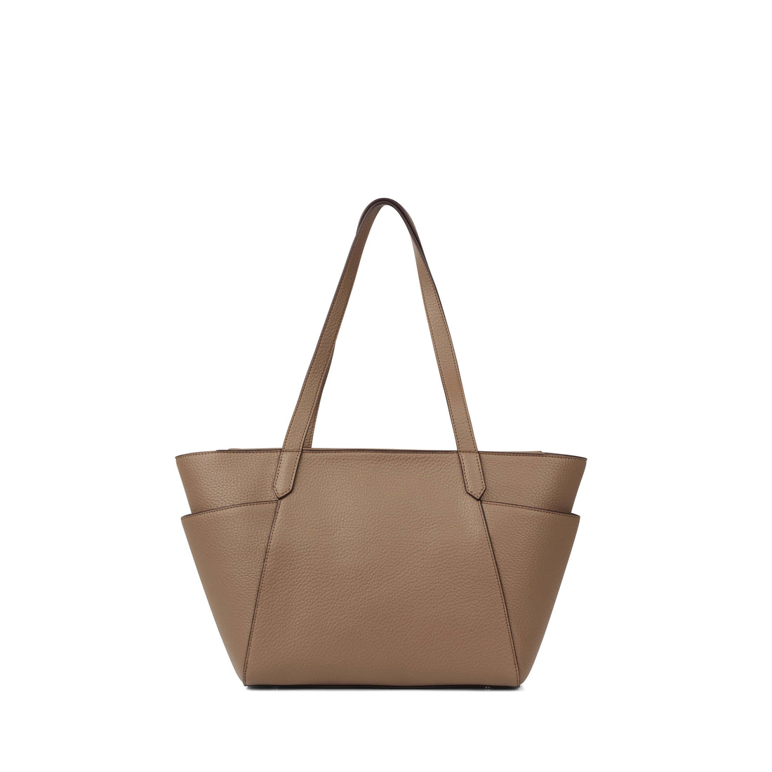 Le Opale - Moyen sac fourre-tout en cuir vegan taupe