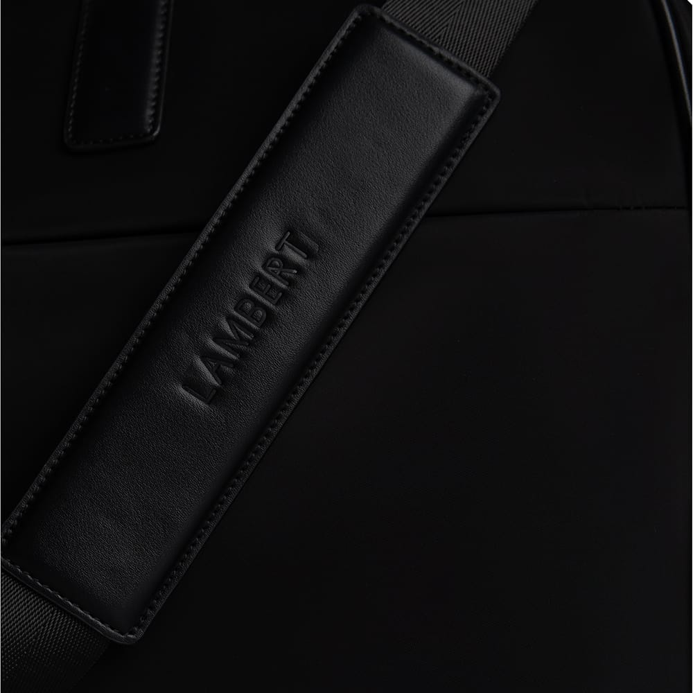 The Oslo - Black Recycled Nylon Travel Bag