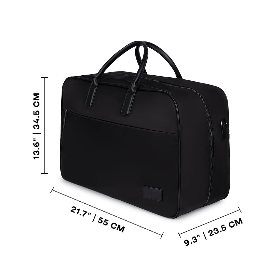 Le Oslo - Sac de voyage fourre-tout en nylon recyclé noir