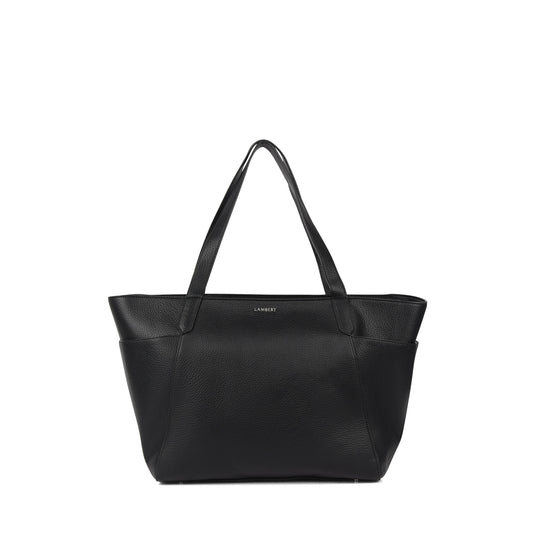 Le Paige – Grand sac fourre-tout en cuir vegan noir