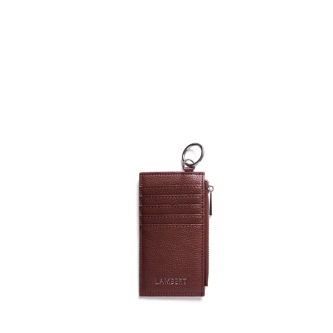 The Phoebe - Cassis Vegan Leather Card Holder