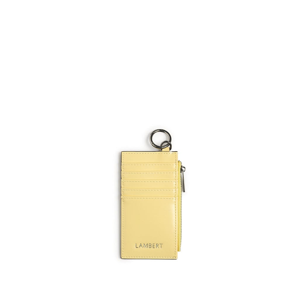Le Phoebe - Porte-cartes en cuir vegan honey