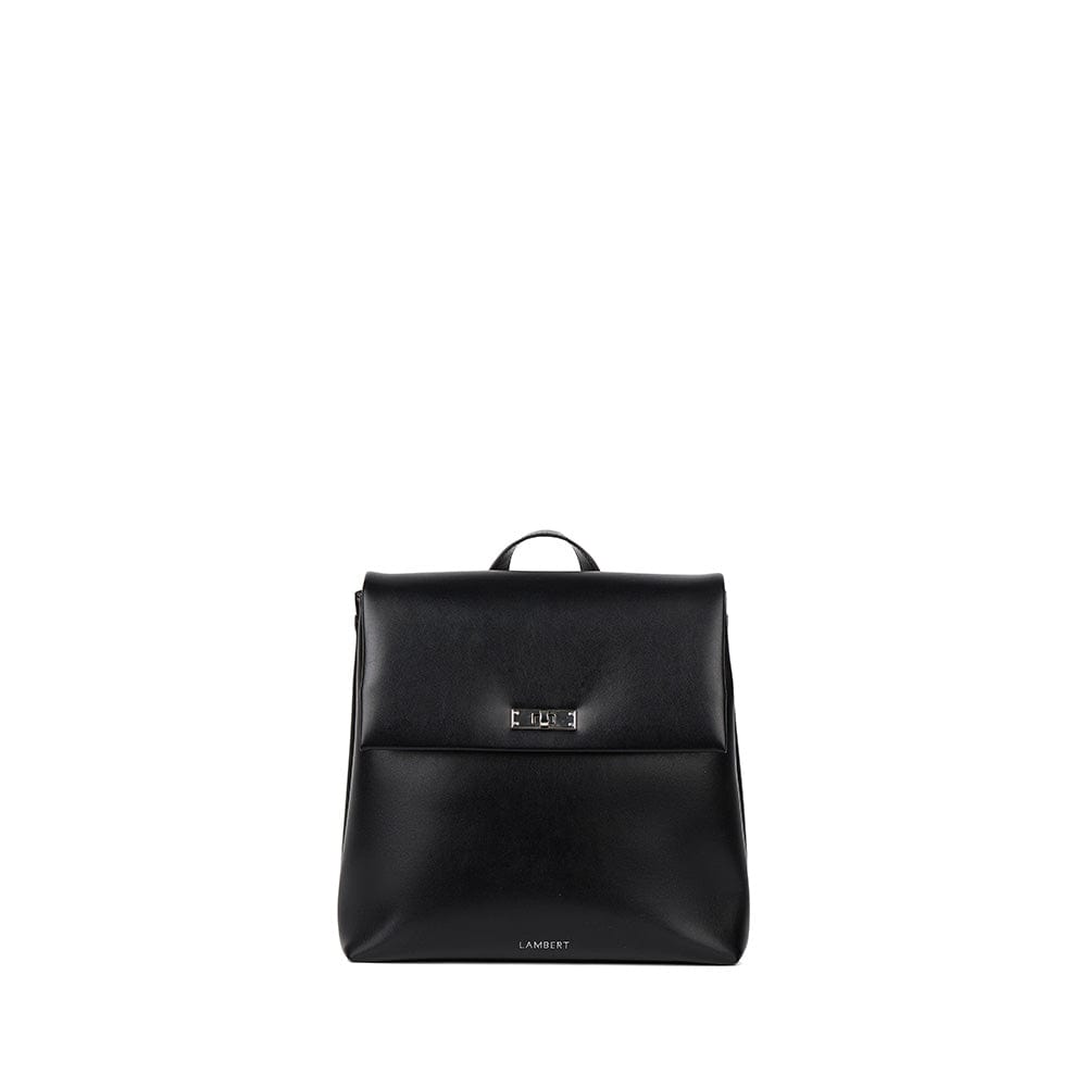 The Polly – Black Vegan Leather Backpack