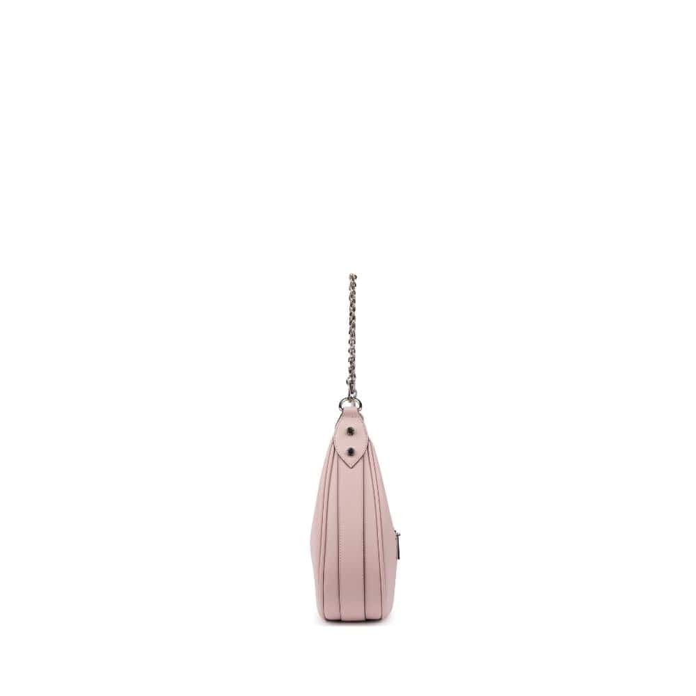 Le Rachel - Sac à main 2-en-1 en cuir vegan dusty pink