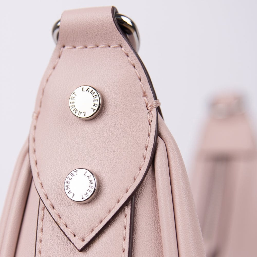 Le Rachel - Sac à main 2-en-1 en cuir vegan dusty pink